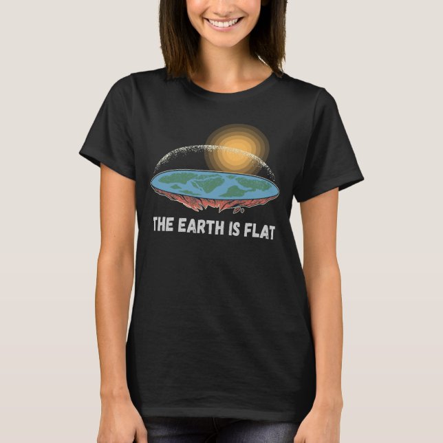 Camiseta A Terra É Uma Teoria Humorosa Flagrante (Frente)
