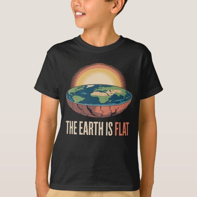Camiseta A Terra É Uma Teoria Humorosa Flagrante (Frente)