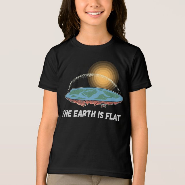 Camiseta A Terra É Uma Teoria Humorosa Flagrante (Frente)