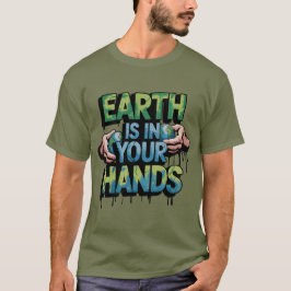 Camiseta A Terra Está Nas Suas Mãos