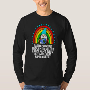 Camiseta A Terra Fornece Tudo Mulheres Meio Ambiente Terra