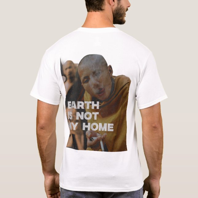 Camiseta A Terra Não É Minha Casa (Verso)
