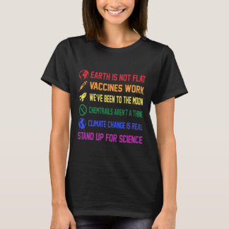 Camiseta A Terra Não É Vacina Plana Funciona Alterações Cli