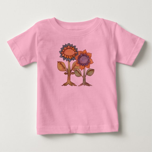 Camiseta A Terra Ri Com Flores (Frente)