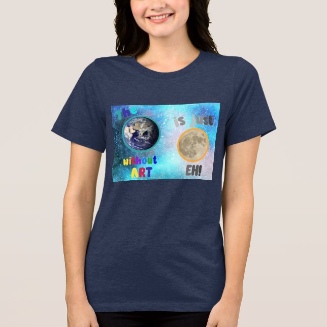 Camiseta A Terra sem Arte, (Frente)