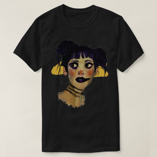 Camiseta A Testemunha Adora Morte e Robôs (Frente do Design)