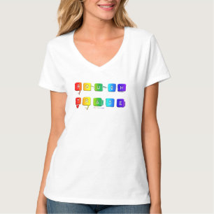 Camiseta A tipografia queer pop de SlipperyJoe com gíria de