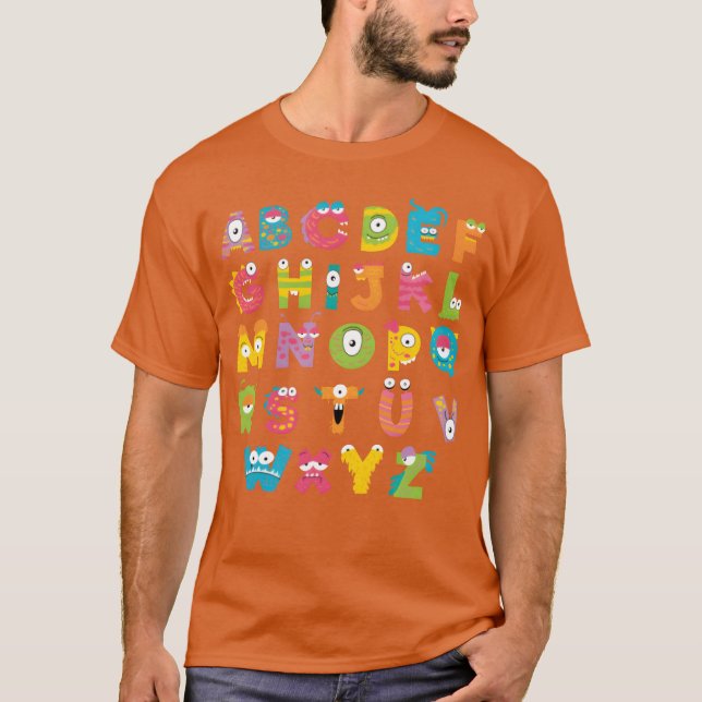 Camiseta A to Z Monster Music Retro (Frente)