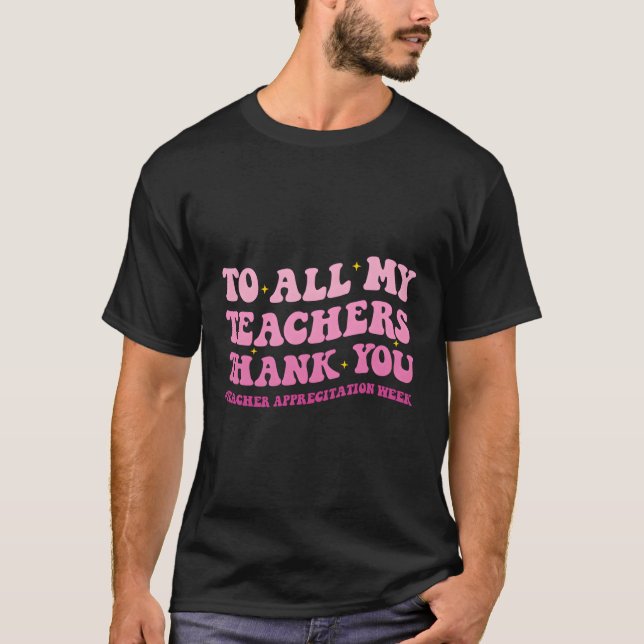 Camiseta A Todos Os Meus Professores Agradeço A Apreciação  (Frente)