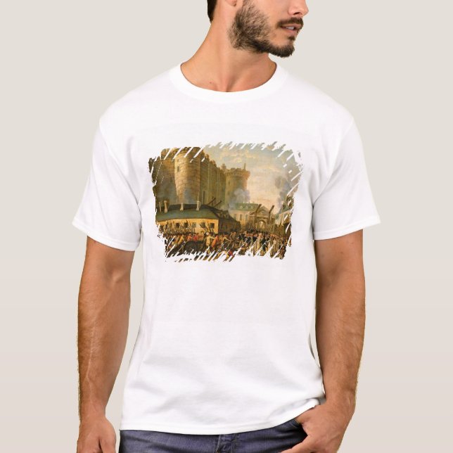 Camiseta A tomada da Bastilha, 14 de julho de 1789 (Frente)
