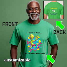 Camiseta A Tomada de Controle do Alienígena do Pickleball