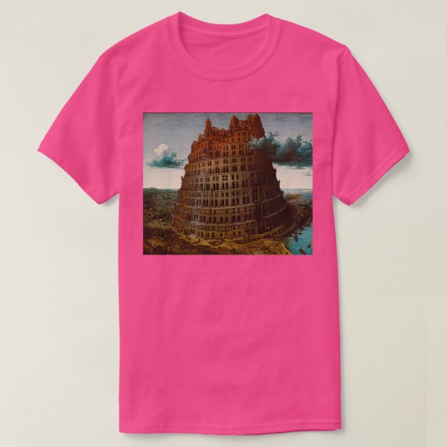 Camiseta A Torre de Babel (Frente do Design)