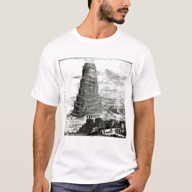 Camiseta A torre de Babel, 1679 (Frente)