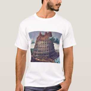 Camiseta A torre de Babel. Por Pieter Bruegel