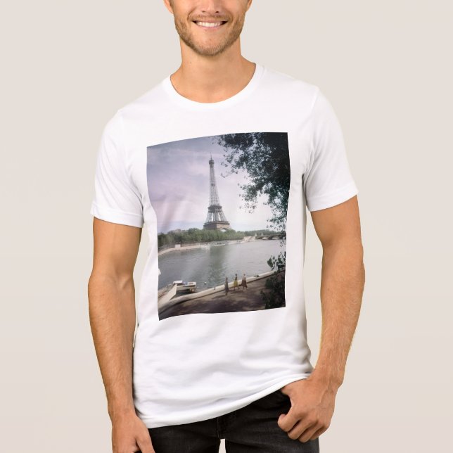 Camiseta A Torre Eiffel. Paris, por volta de 1960. (Frente)