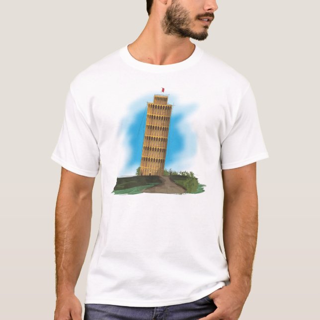 Camiseta A Torre Inclinada de Pisa (Frente)