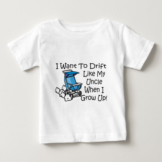 Camiseta a tração gosta de meu tio (Frente)