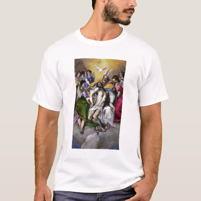 Camiseta A trindade, 1577-79 (óleo em canvas) (Frente)