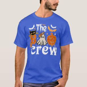 Camiseta A Tripulação De Boo Pumpkin E O Halloween Da Famíl
