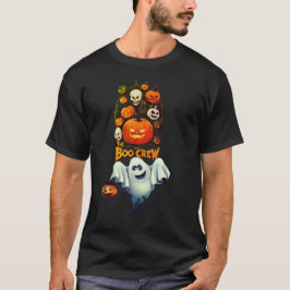 Camiseta A tripulação do Boo Halloween