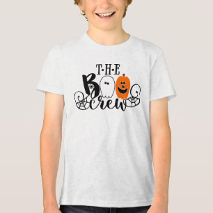 Camiseta A Tripulação do Boo Halloween Pumpkin