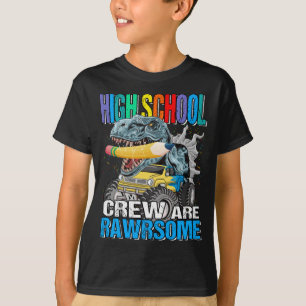 Camiseta A Tripulação Do segundo grau É Um Monstro Incr