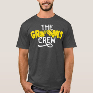 Camiseta A Tripulação Engraçada Festa Engraçada de Solteiro