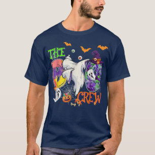 Camiseta A Tripulação Engraçada Ghost Dabbing Halloween