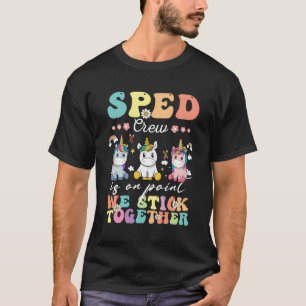 Camiseta A Tripulação Sped Está No Ponto De Ensino Especial