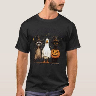Camiseta A Turma do Boo Halloween Ganso Guaxinim Gato