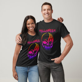 Camiseta A Turma do Boo Laranja Halloween Família Conjuntos