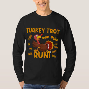 Camiseta A TURQUIA CORRE! Engraçado Ação de Graças Turquia 