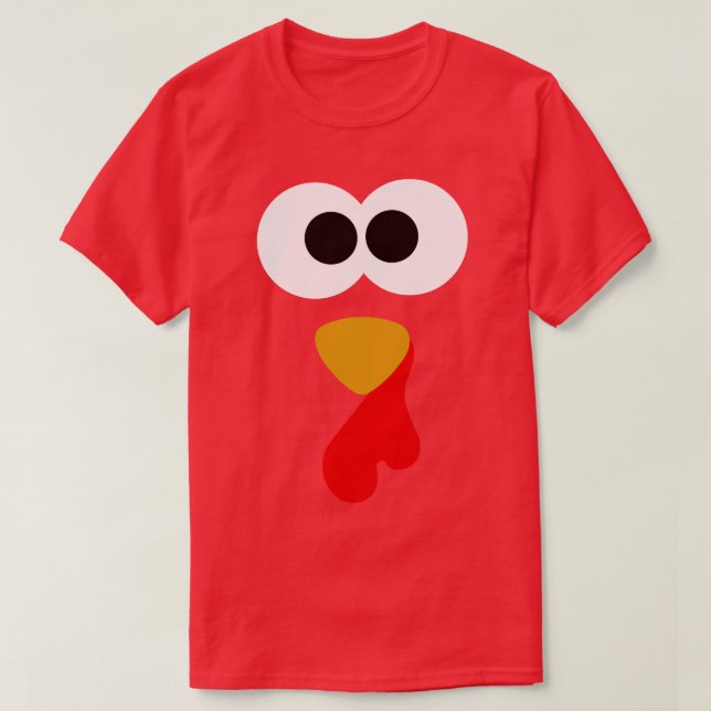 Camiseta A Turquia de Ação de Graças (Frente do Design)