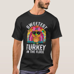 Camiseta A Turquia Mais Doce No Flock Autumn Vibes Que