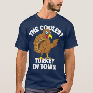 Camiseta A Turquia Mais Fria Da Cidade Feliz Ação De Graças