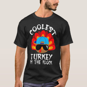 Camiseta A Turquia Mais Fria Do Flock Toddler Boys Graças