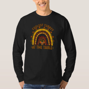 Camiseta A Turquia Mais Fria Na Mesa Raibow Thanksanding Co