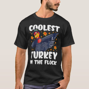 Camiseta A Turquia Mais Fria No Bando, Ação De Graças, Sung