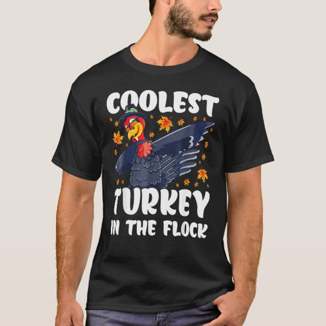 Camiseta A Turquia Mais Fria No Bando, Ação De Graças, Sung (Frente)