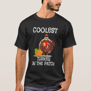 Camiseta A Turquia Mais Fria No Patch Mais Cutest Turkey Gr