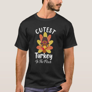 Camiseta A Turquia Mais Justa No Relógio Meninas Toddler Gr