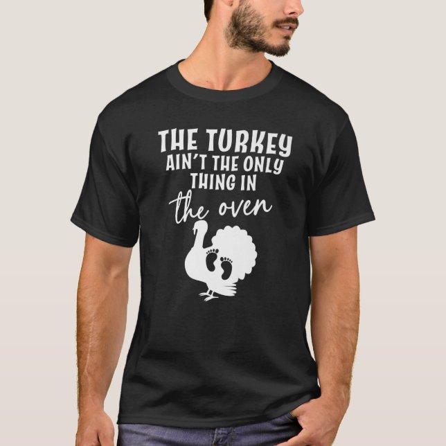 Camiseta A Turquia não é a única coisa no forno R (Frente)