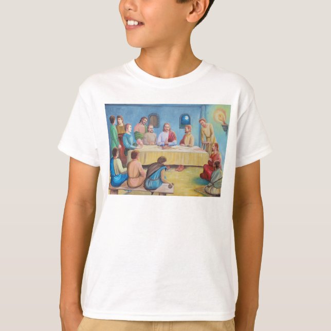 Camiseta A Última Ceia: Jesus e os Discípulos (Frente)