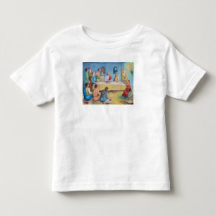 Camiseta A Última Ceia: Jesus e os Discípulos