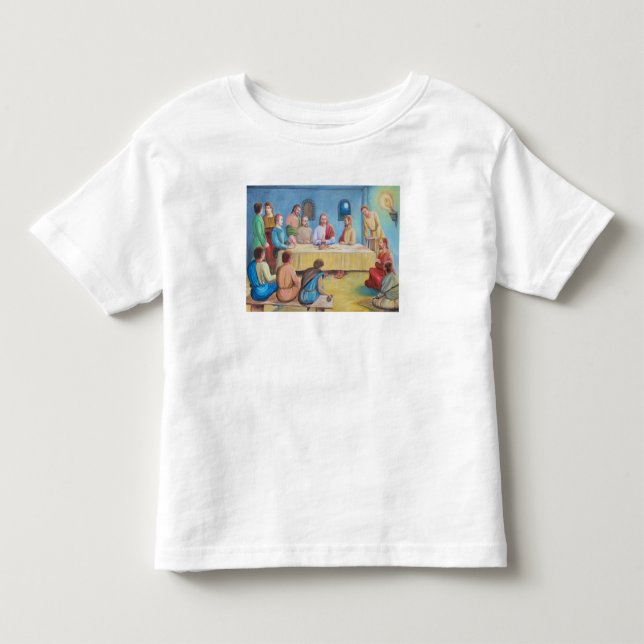 Camiseta A Última Ceia: Jesus e os Discípulos (Frente)
