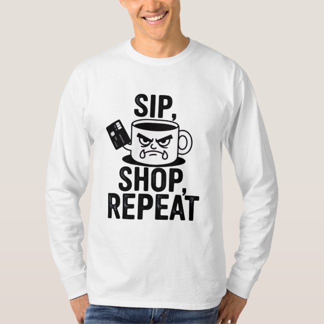 Camiseta A última compra da Black Friday e Cyber Monday (Frente)