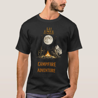 Camiseta A Última Fogueira Aventura - Lobo Uivando Wildern