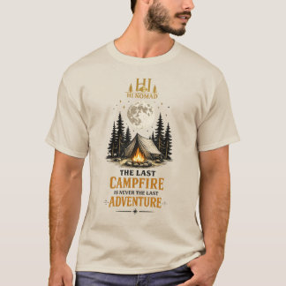 Camiseta A Última Fogueira da Tenda - Aventura Vintage na N