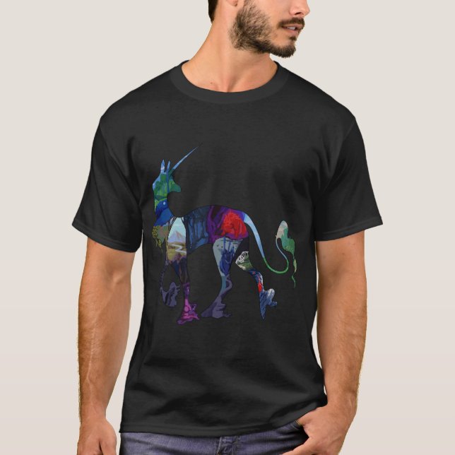 Camiseta A última garota unicórnio (Frente)