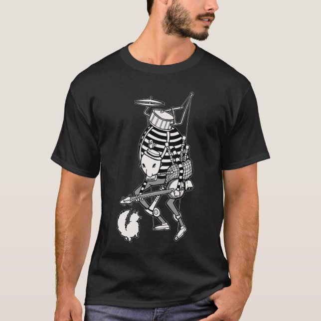 Camiseta A uma banda do homem (Frente)